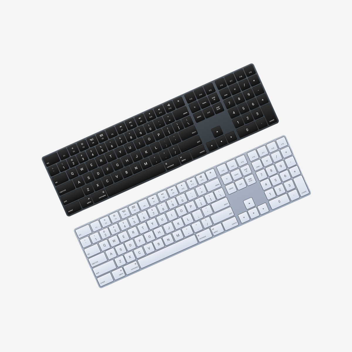 Modern Bluetooth keyboard