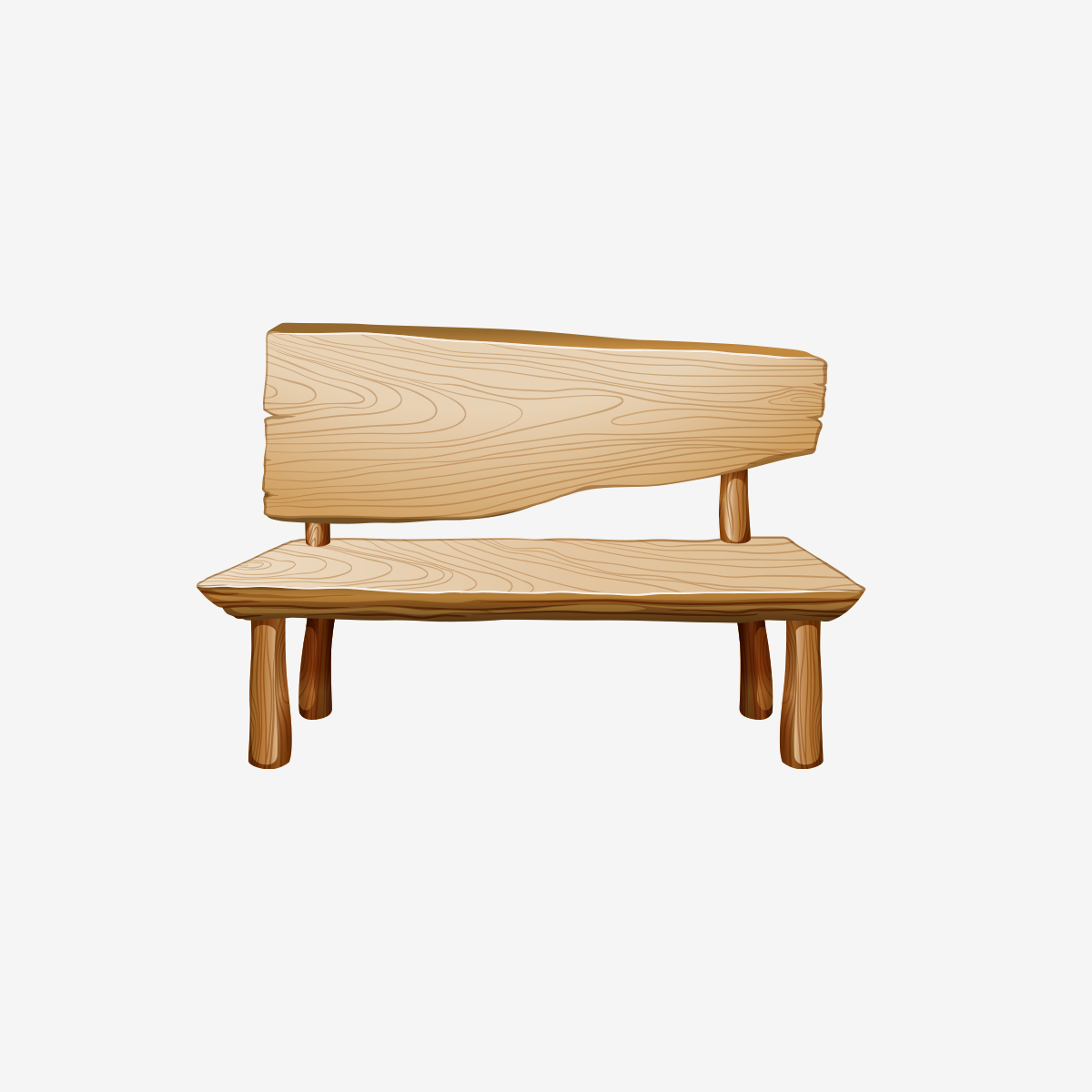 Dreamer Rest Wood Bench